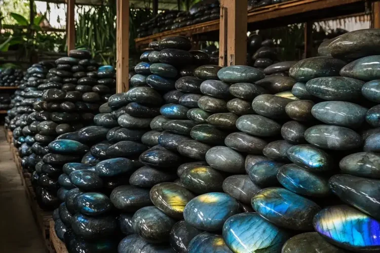 Warehouse Labradorite Stone in Bali | Bali Labradorite | Selling in Bali
